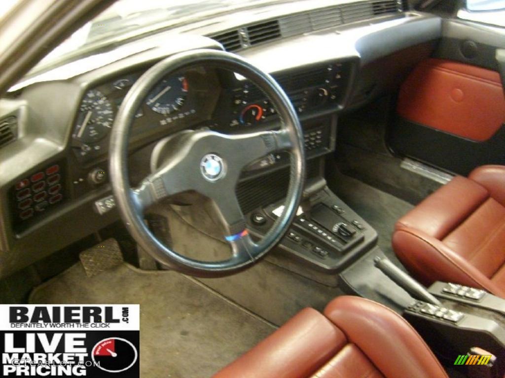 Saddle Interior 1986 BMW 6 Series 635CSi Photo #41798823