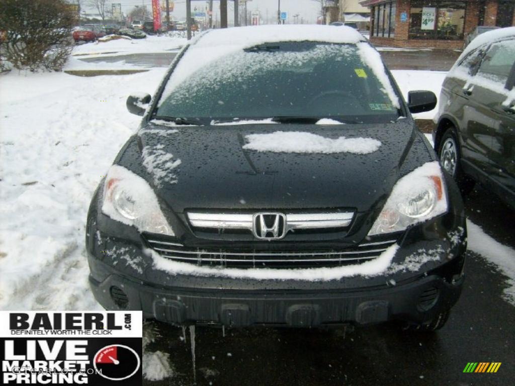 2008 CR-V EX 4WD - Nighthawk Black Pearl / Gray photo #2