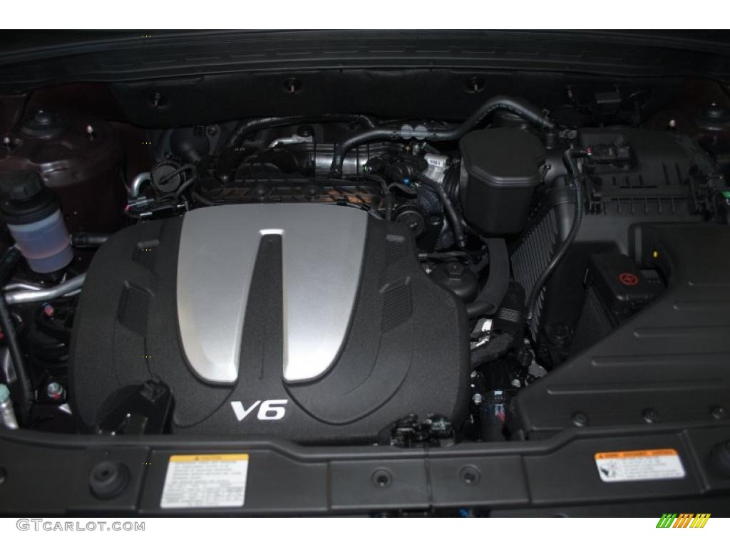 2011 Sorento EX V6 AWD - Dark Cherry / Beige photo #25