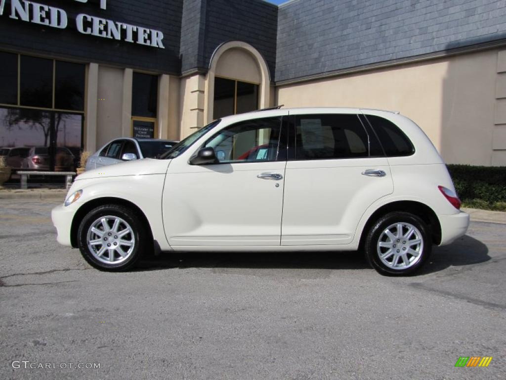 2007 PT Cruiser Limited - Cool Vanilla White / Pastel Slate Gray photo #4