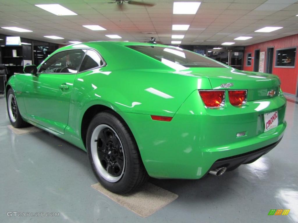 Synergy Green Metallic 2011 Chevrolet Camaro LS Coupe Exterior Photo #41802447