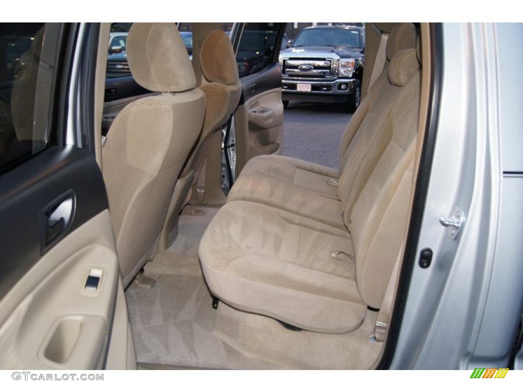 Sand Beige Interior 2009 Toyota Tacoma V6 SR5 Double Cab 4x4 Photo #41802739