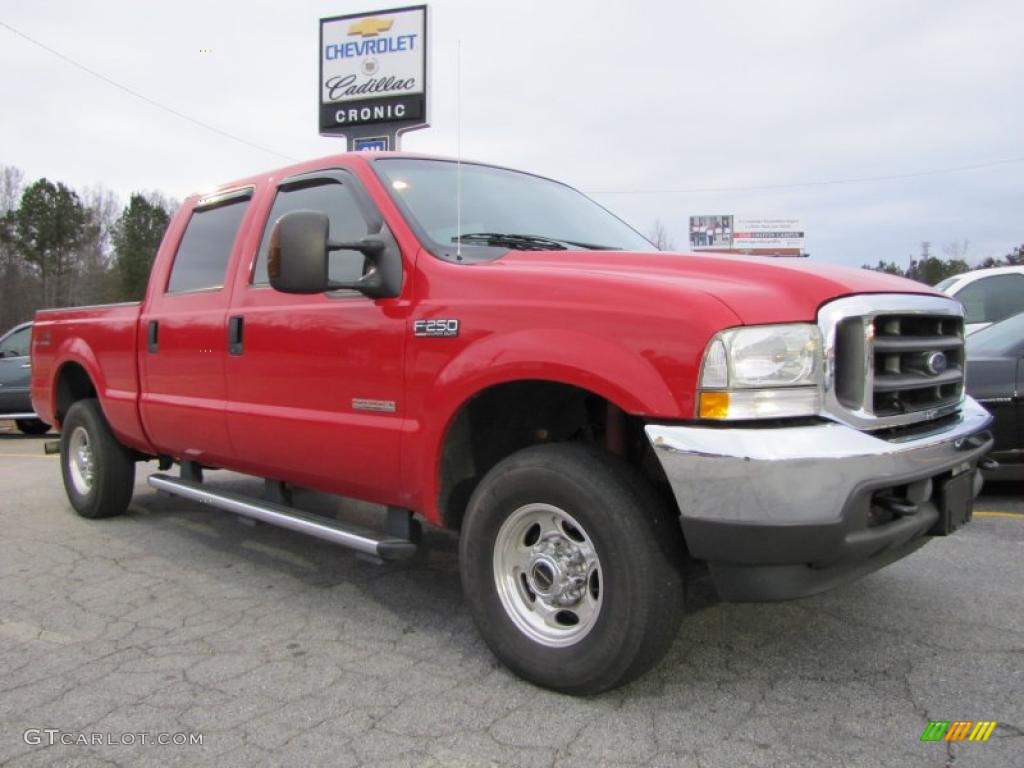 Red Ford F250 Super Duty