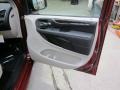 Black/Light Graystone 2011 Chrysler Town & Country Limited Door Panel