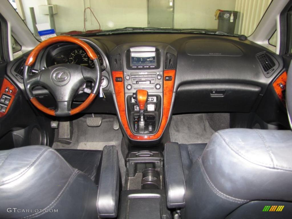 2002 Lexus RX 300 Black Dashboard Photo #41803683