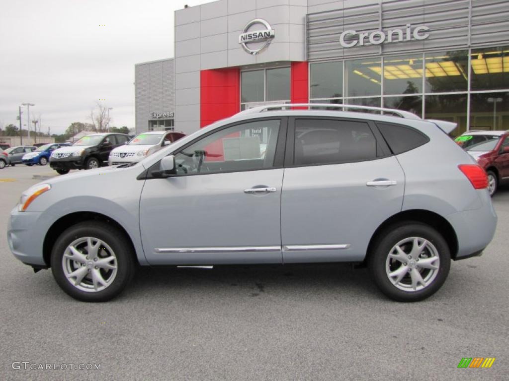 2011 Rogue SV - Frosted Steel Metallic / Gray photo #2