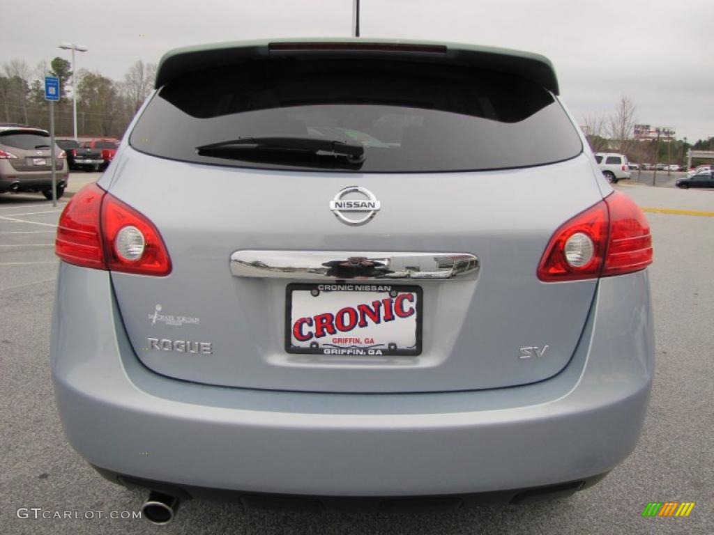 2011 Rogue SV - Frosted Steel Metallic / Gray photo #4