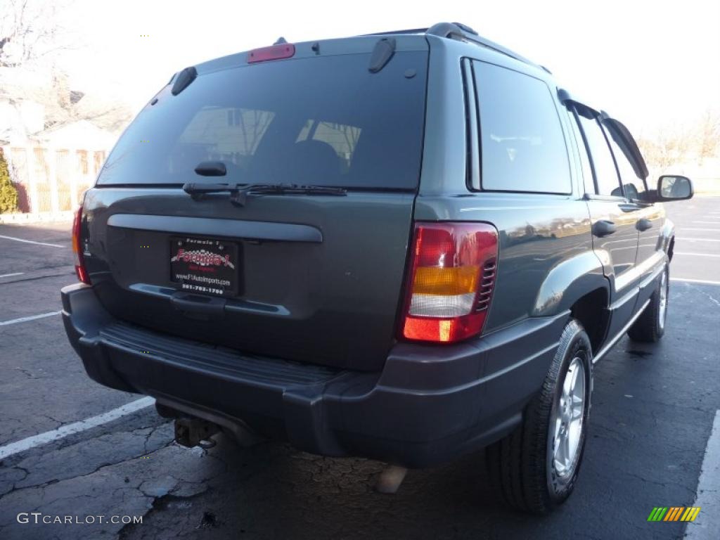 2003 Grand Cherokee Laredo 4x4 - Onyx Green Pearlcoat / Taupe photo #8