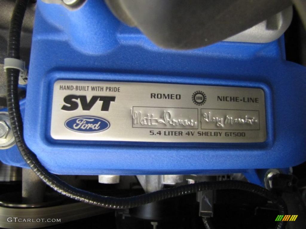 2011 Ford Mustang Shelby GT500 SVT Performance Package Coupe Marks and Logos Photo #41805143