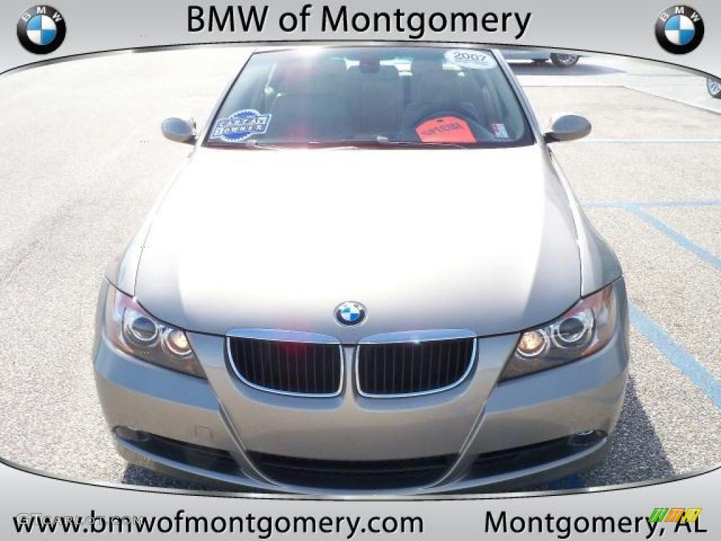 2007 3 Series 328i Sedan - Platinum Bronze Metallic / Beige photo #10