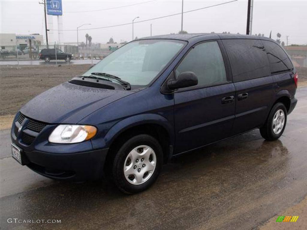 Patriot Blue Pearl 2002 Dodge Caravan SE Exterior Photo #41805663