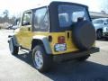 2000 Solar Yellow Jeep Wrangler SE 4x4  photo #7