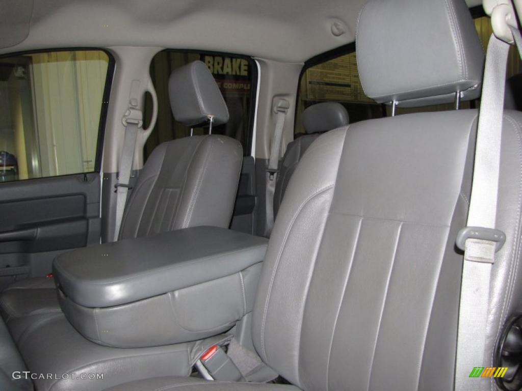 2007 Ram 1500 Big Horn Edition Quad Cab 4x4 - Bright White / Medium Slate Gray photo #20