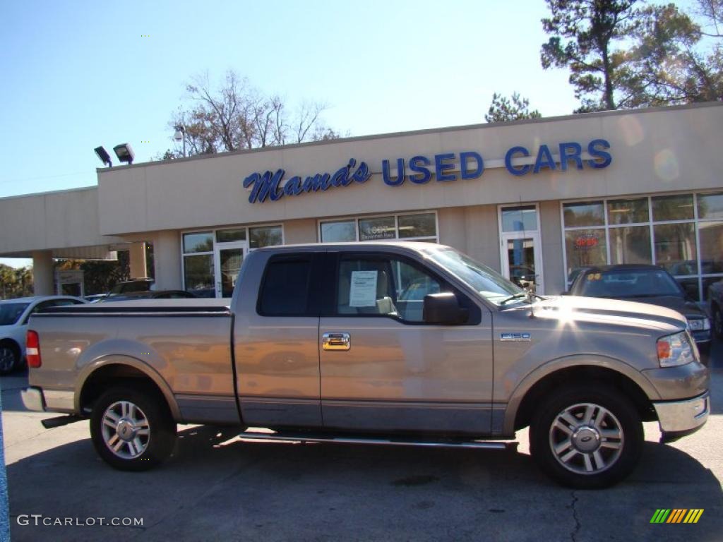 2004 F150 XLT SuperCab - Arizona Beige Metallic / Tan photo #1