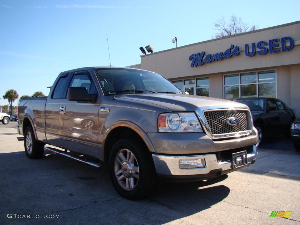 2004 F150 XLT SuperCab - Arizona Beige Metallic / Tan photo #2