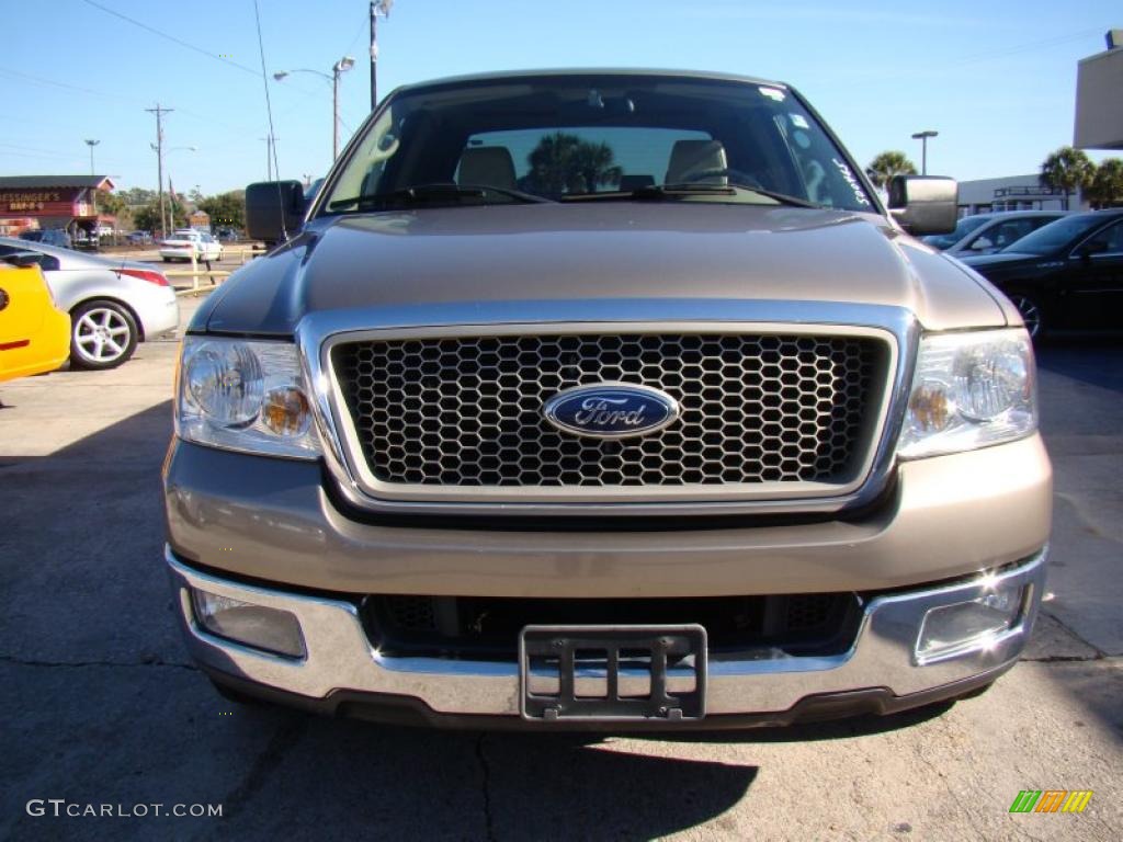 2004 F150 XLT SuperCab - Arizona Beige Metallic / Tan photo #3