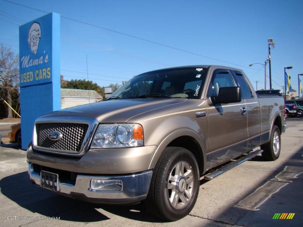 2004 F150 XLT SuperCab - Arizona Beige Metallic / Tan photo #4