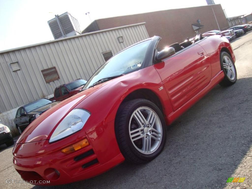2003 Eclipse Spyder GT - Saronno Red / Midnight photo #1