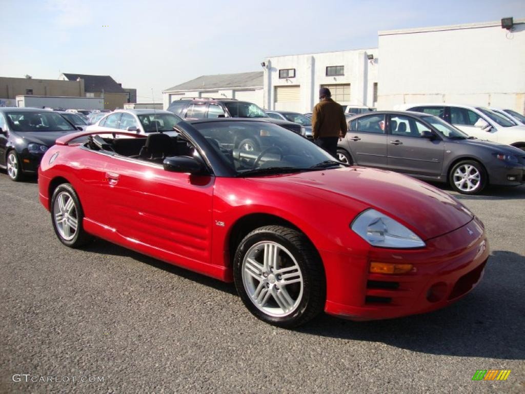 2003 Eclipse Spyder GT - Saronno Red / Midnight photo #6