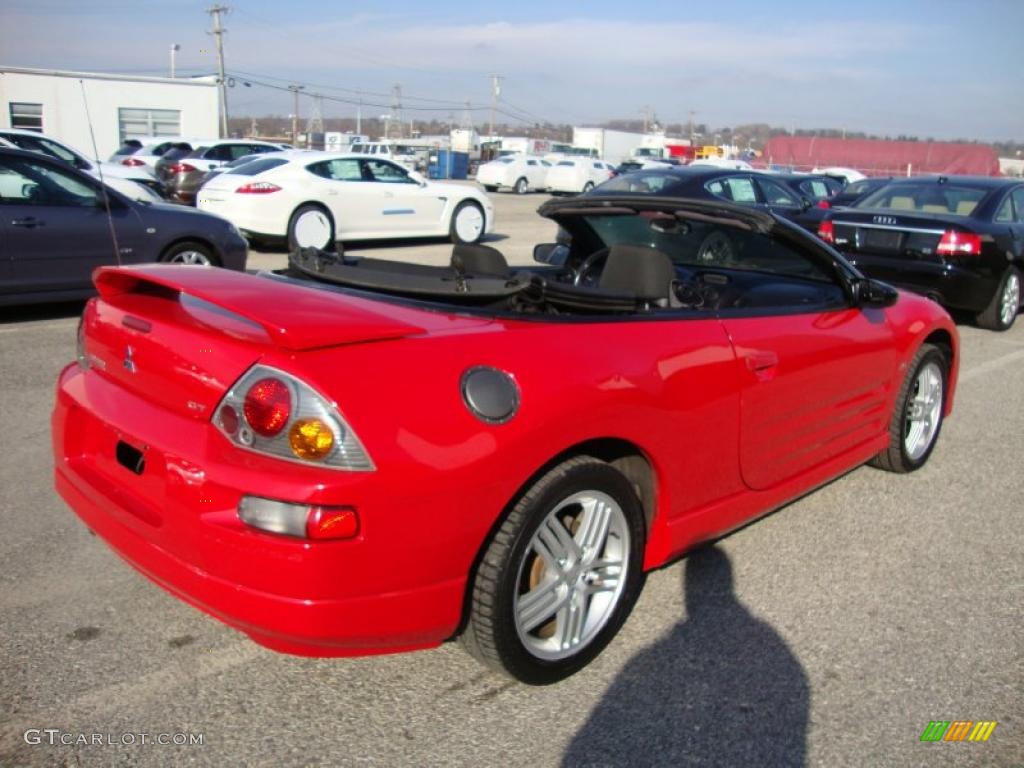 2003 Eclipse Spyder GT - Saronno Red / Midnight photo #8