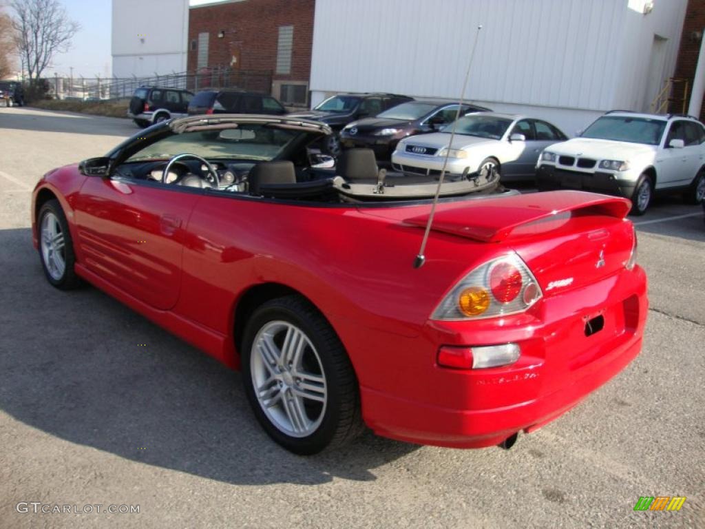 2003 Eclipse Spyder GT - Saronno Red / Midnight photo #10