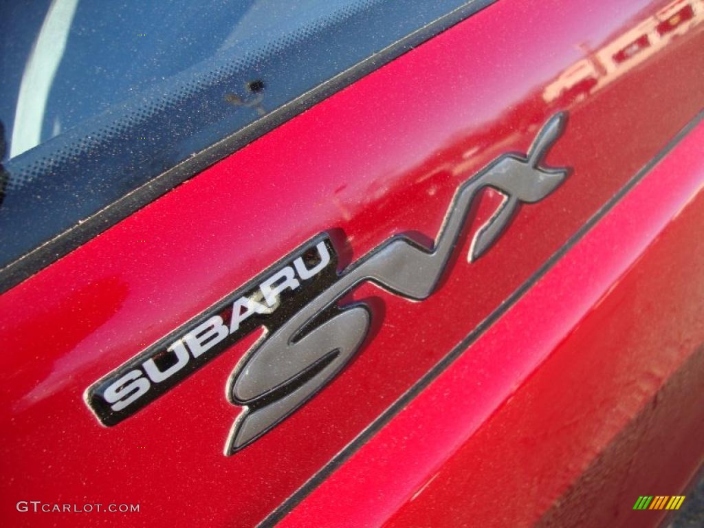 1994 SVX LS Coupe - Barcelona Red / Dark Gray photo #4