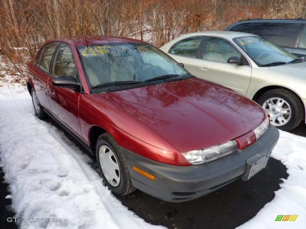 1997 S Series SL Sedan - Medium Red / Gray photo #1