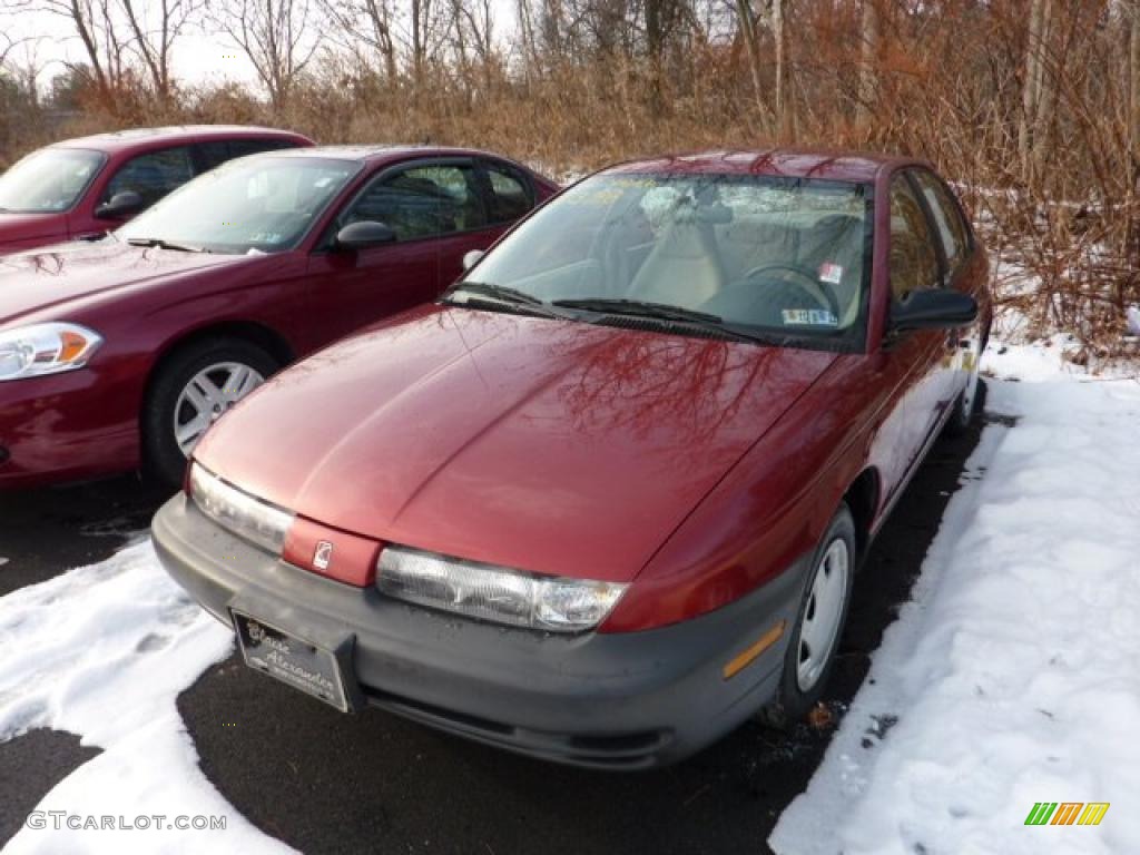 1997 S Series SL Sedan - Medium Red / Gray photo #5