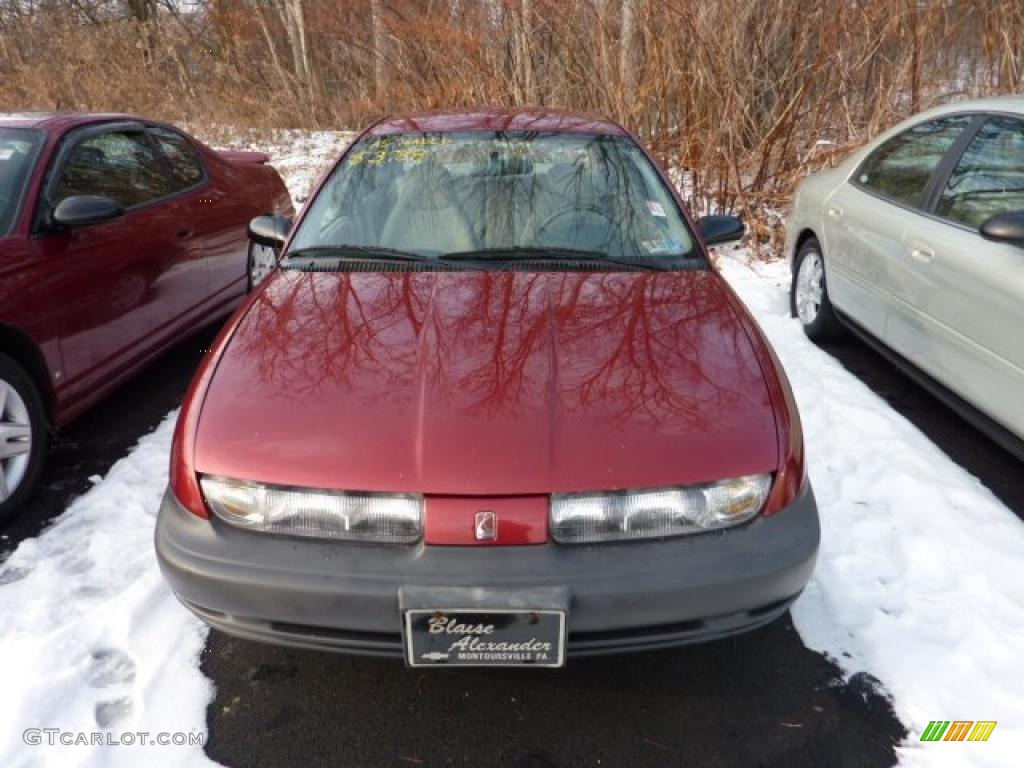 1997 S Series SL Sedan - Medium Red / Gray photo #6