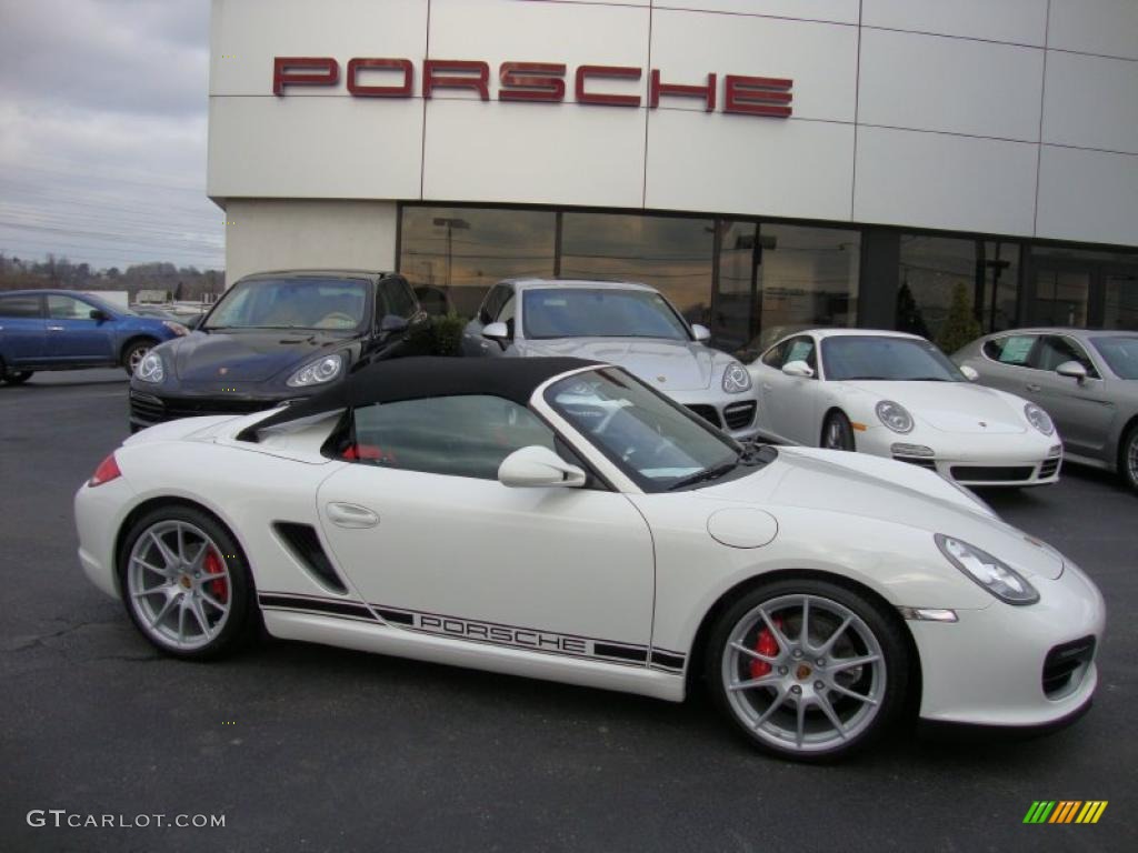 Carrara White 2011 Porsche Boxster Spyder Exterior Photo #41811811