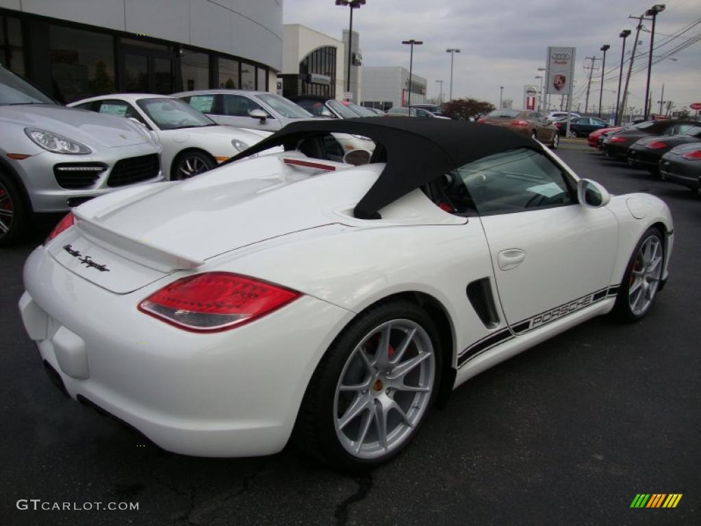 Carrara White 2011 Porsche Boxster Spyder Exterior Photo #41811827