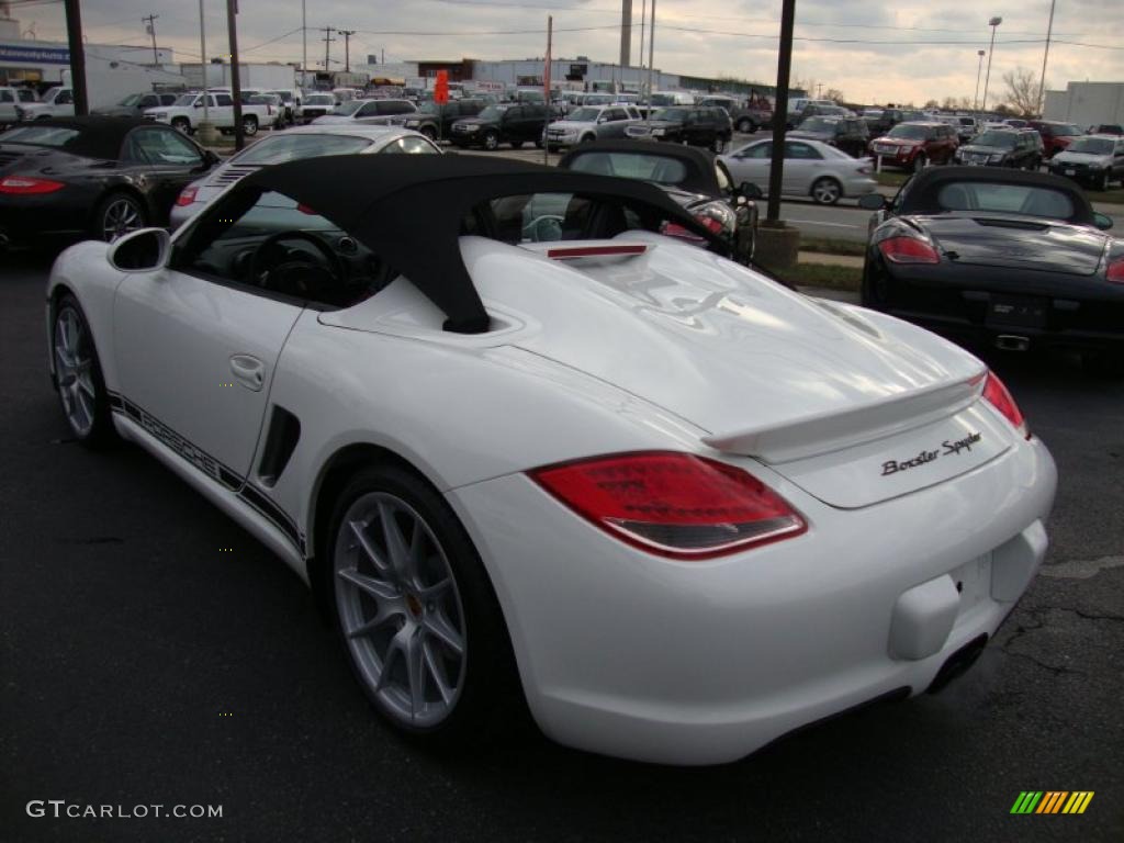 Carrara White 2011 Porsche Boxster Spyder Exterior Photo #41811859