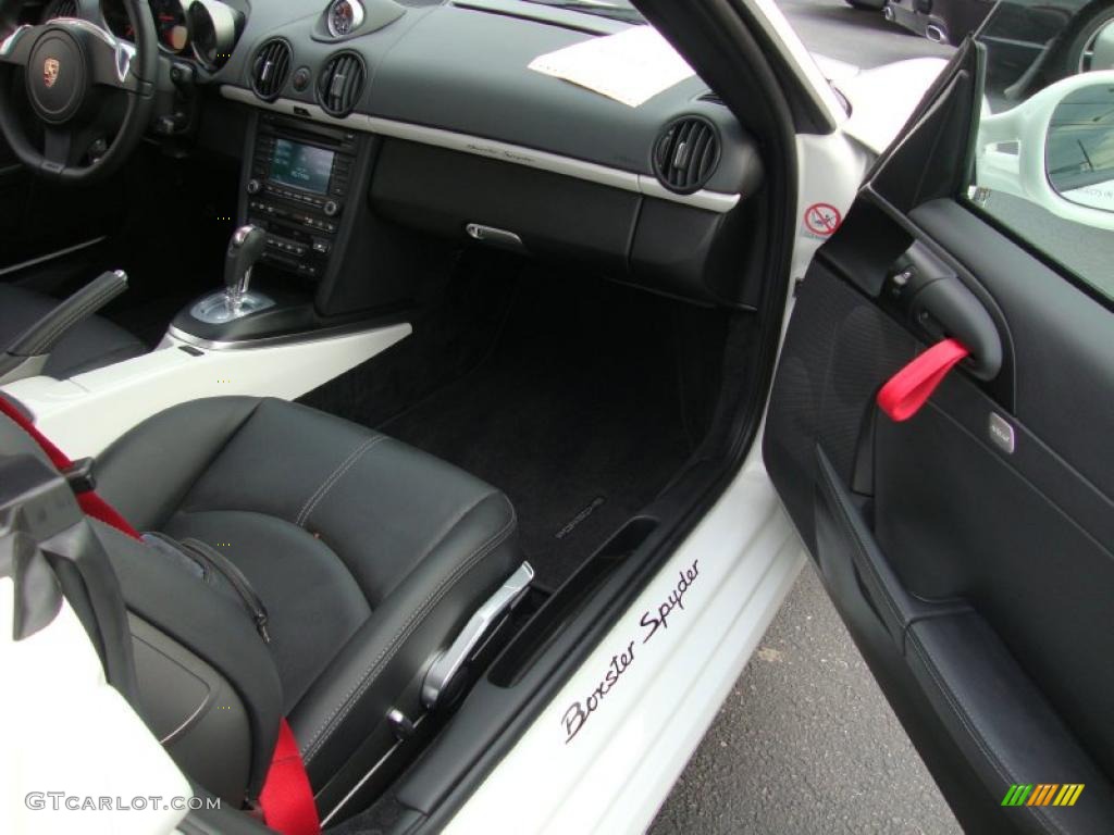 2011 Porsche Boxster Spyder Black Dashboard Photo #41811993