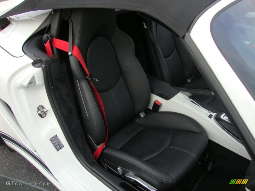 Black Interior 2011 Porsche Boxster Spyder Photo #41812039