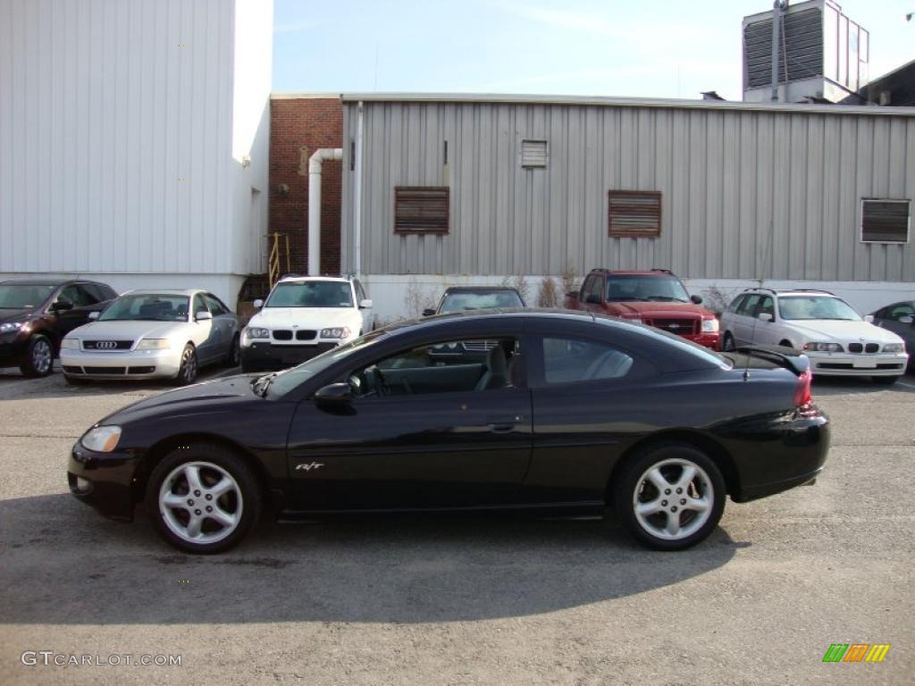 2002 Stratus R/T Coupe - Black / Black/Light Gray photo #11