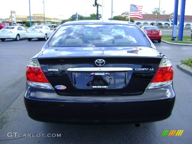 2006 Camry LE - Black / Beige photo #4