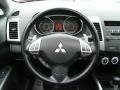 Black 2007 Mitsubishi Outlander XLS Steering Wheel