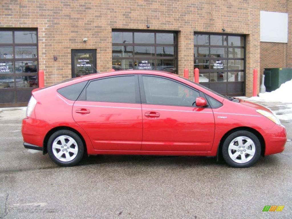 Barcelona Red Metallic 2008 Toyota Prius Hybrid Exterior Photo #41815071