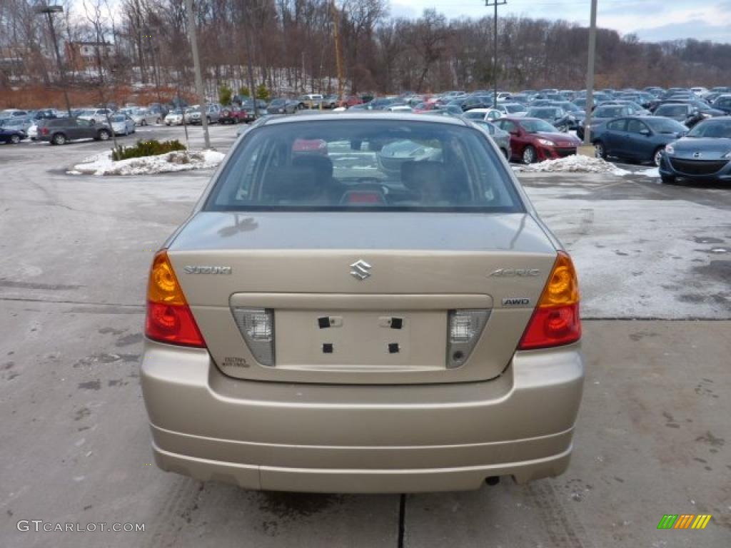 2006 Aerio AWD Sedan - Cool Beige Metallic / Black photo #3
