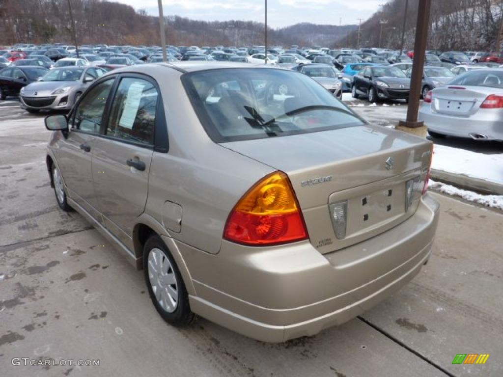 2006 Aerio AWD Sedan - Cool Beige Metallic / Black photo #4