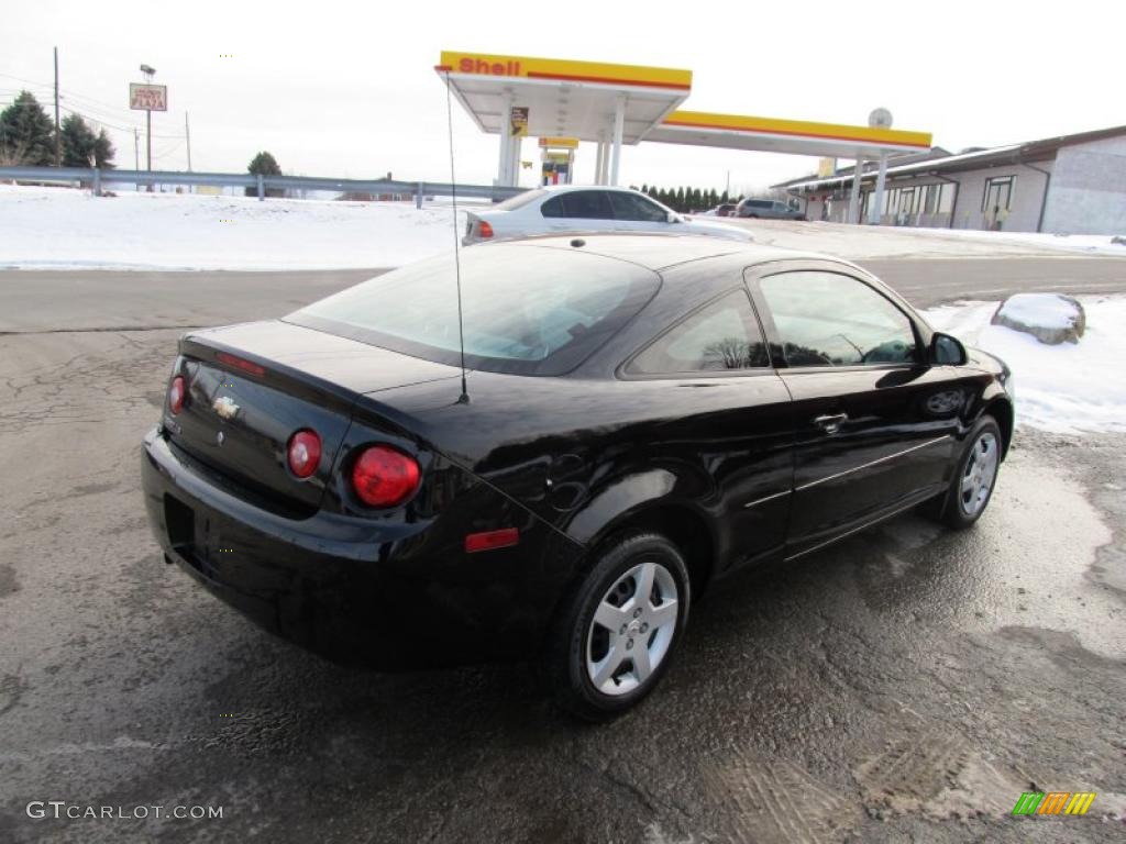 2008 Cobalt LS Coupe - Black / Gray photo #6