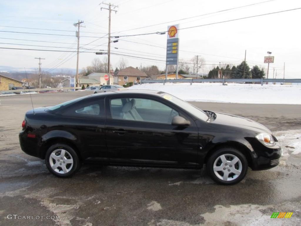 2008 Cobalt LS Coupe - Black / Gray photo #7