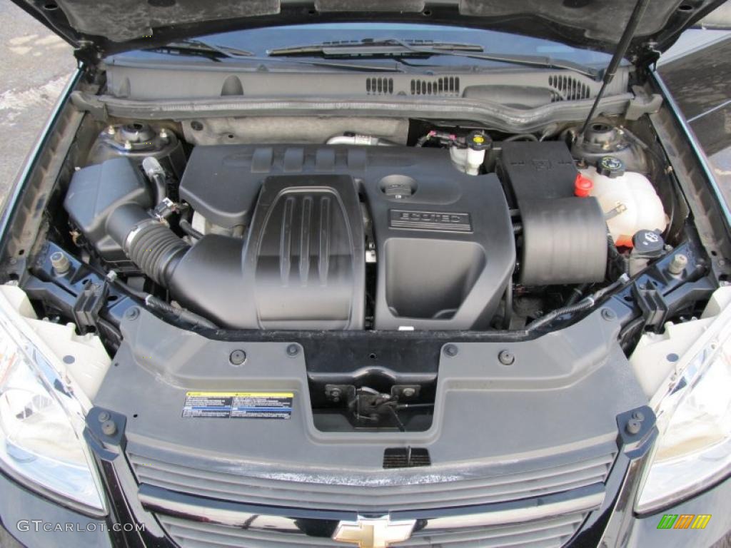 2008 Cobalt LS Coupe - Black / Gray photo #10