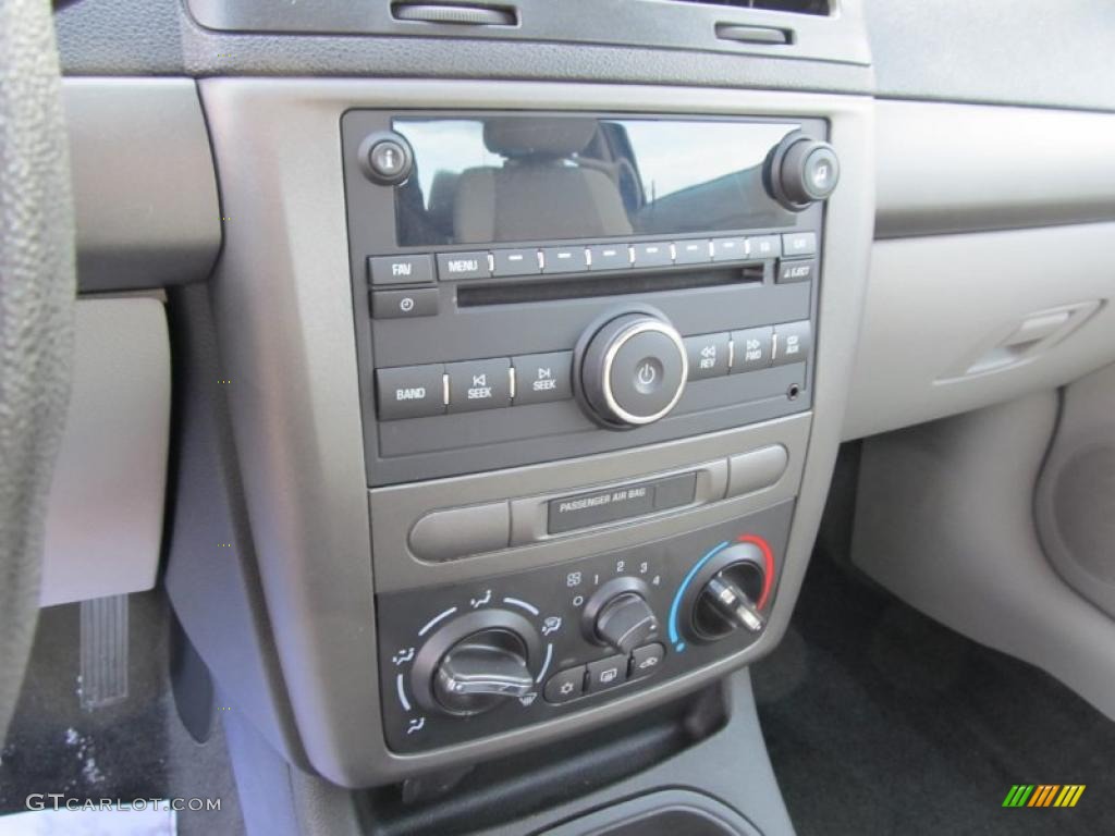 2008 Cobalt LS Coupe - Black / Gray photo #14