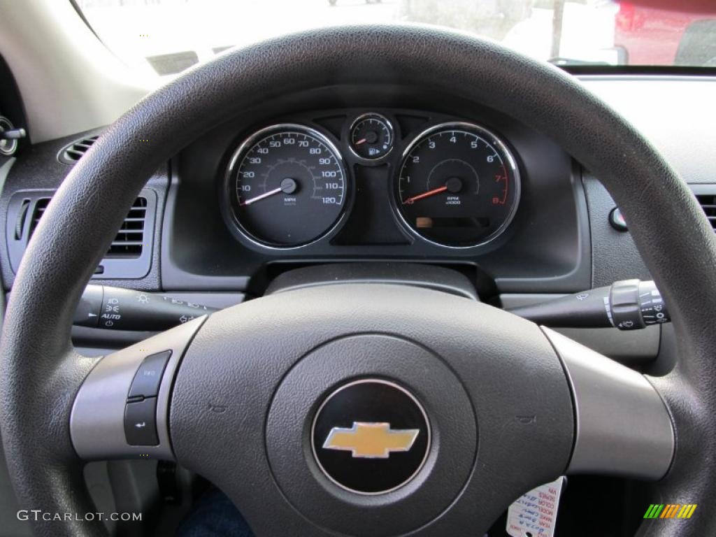 2008 Cobalt LS Coupe - Black / Gray photo #17