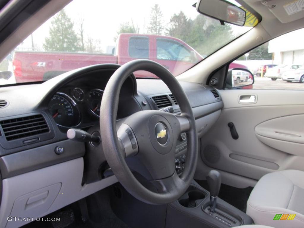 2008 Cobalt LS Coupe - Black / Gray photo #19