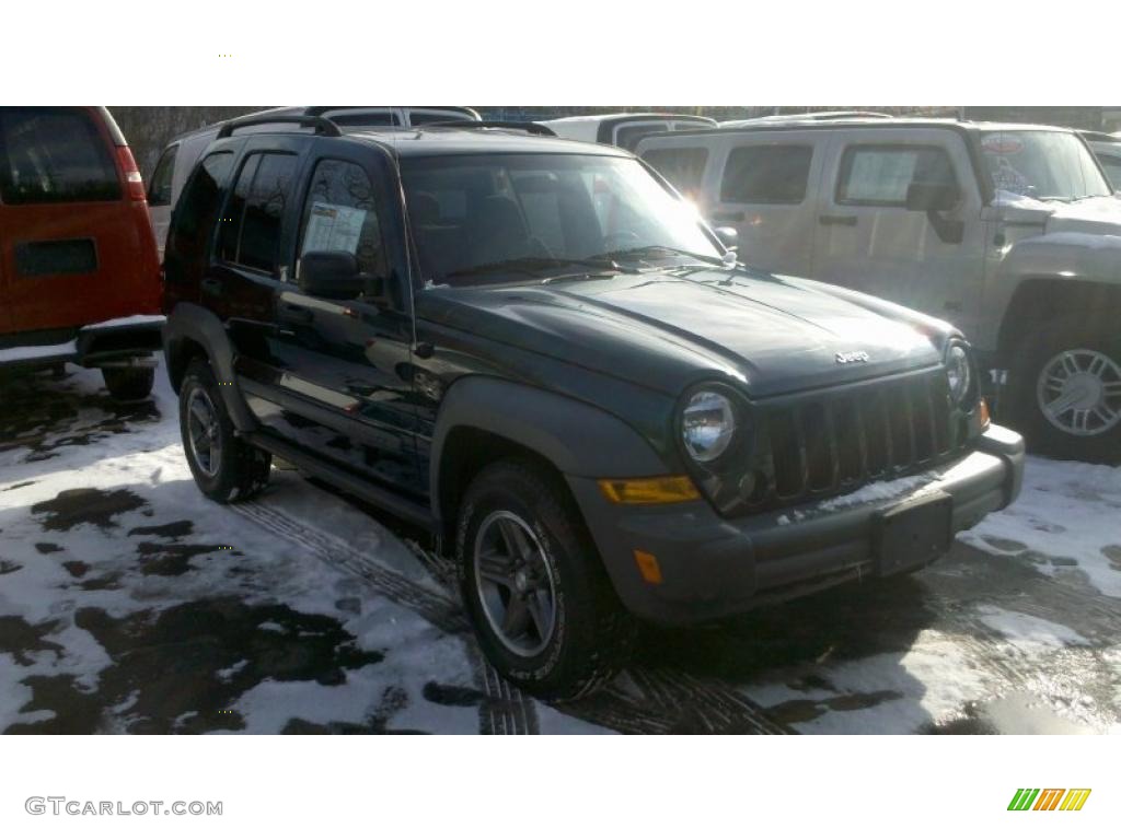 2005 Liberty Sport 4x4 - Deep Beryl Green Pearl / Medium Slate Gray photo #2