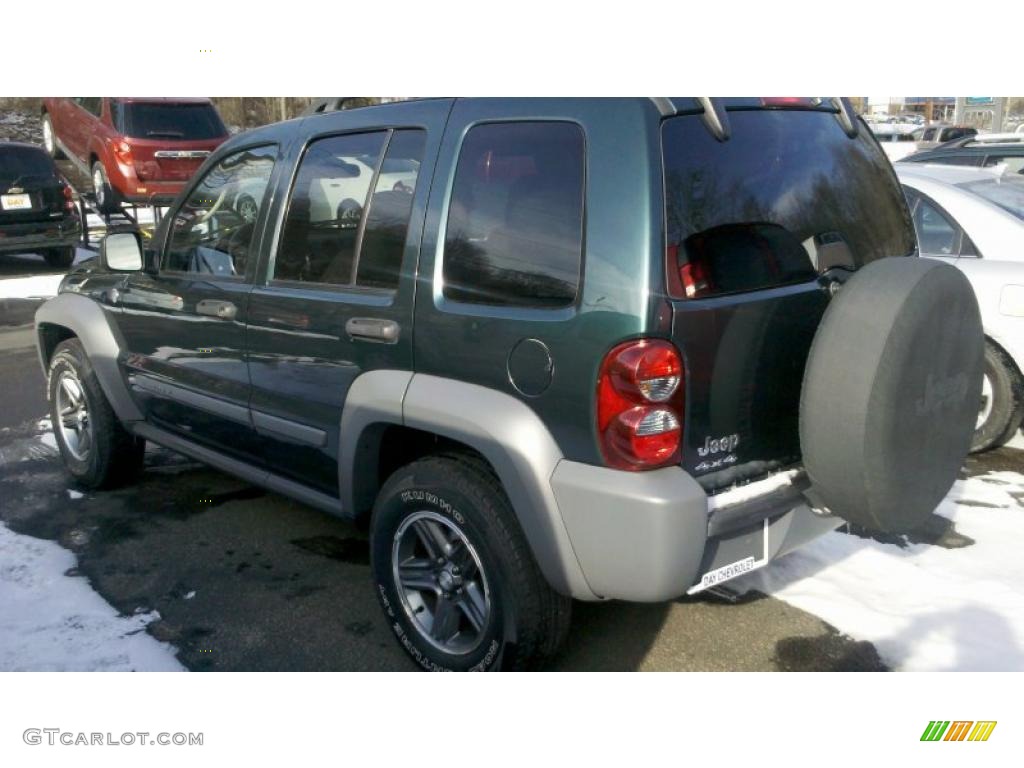 2005 Liberty Sport 4x4 - Deep Beryl Green Pearl / Medium Slate Gray photo #4