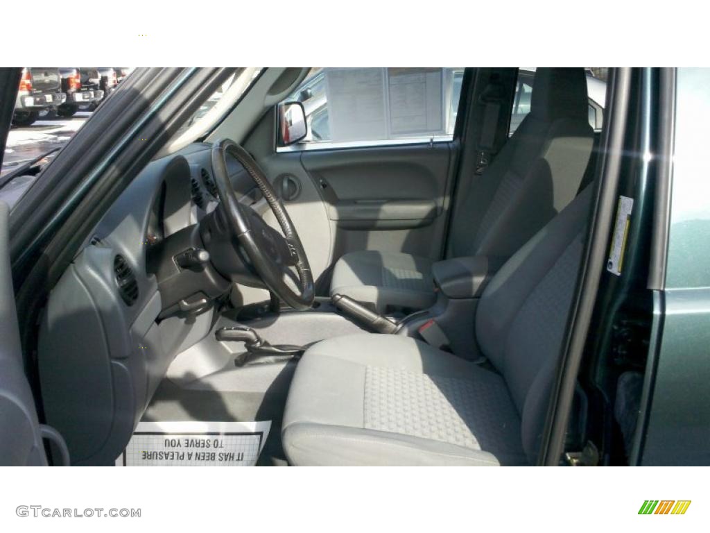 2005 Liberty Sport 4x4 - Deep Beryl Green Pearl / Medium Slate Gray photo #5