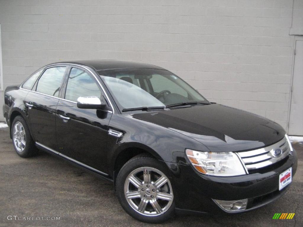 Black Clearcoat 2008 Ford Taurus Limited AWD Exterior Photo #41818495